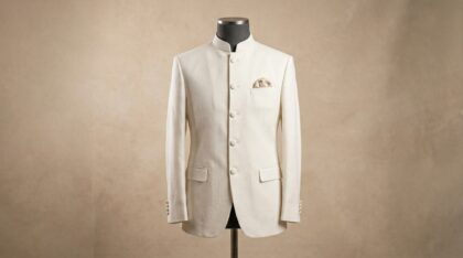 Ivory Cotton Nehru Jacket